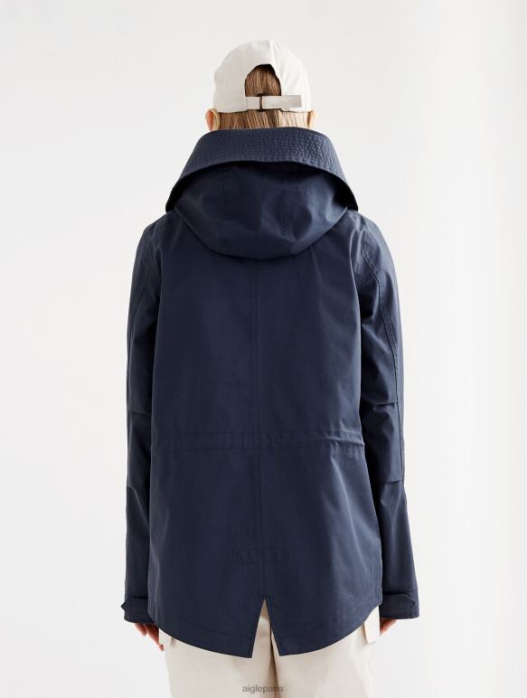femmes Empire Aigle emblématique queue de poisson courte à capuche mtd vêtements 2F486494