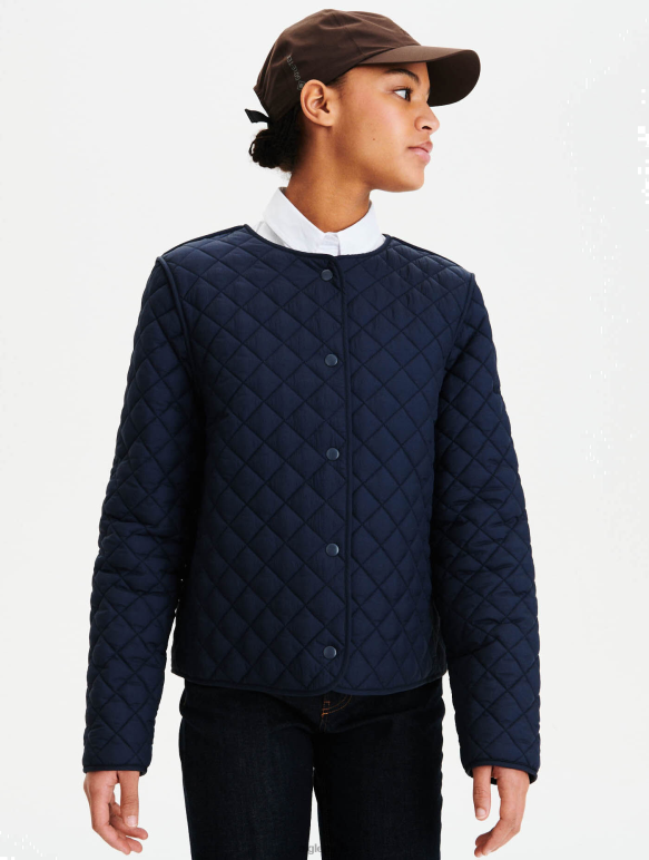 femmes Empire Aigle veste courte matelassée légère vêtements 2F486678