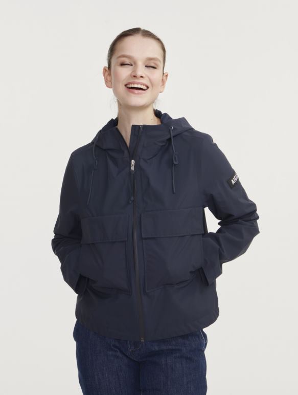 femmes Empire Aigle veste gore-tex courte à capuche vêtements 2F486430
