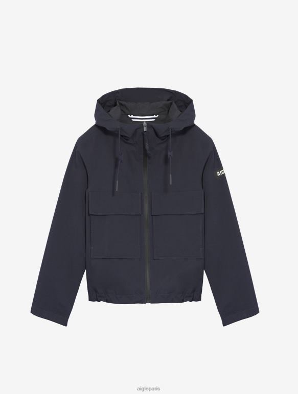 femmes Empire Aigle veste gore-tex courte à capuche vêtements 2F486430