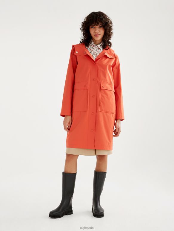 femmes Harissa Aigle imperméable long à capuche mtd vêtements 2F486461