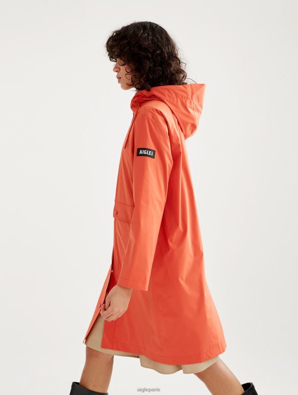 femmes Harissa Aigle imperméable long à capuche mtd vêtements 2F486461