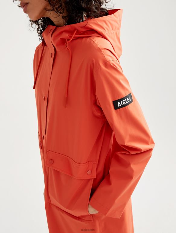 femmes Harissa Aigle imperméable long à capuche mtd vêtements 2F486461