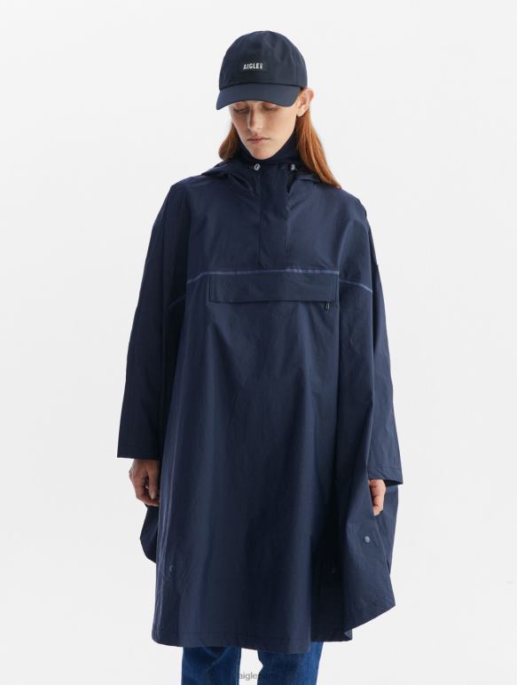 femmes Marin Aigle poncho imperméable pour cyclistes vêtements 2F486666