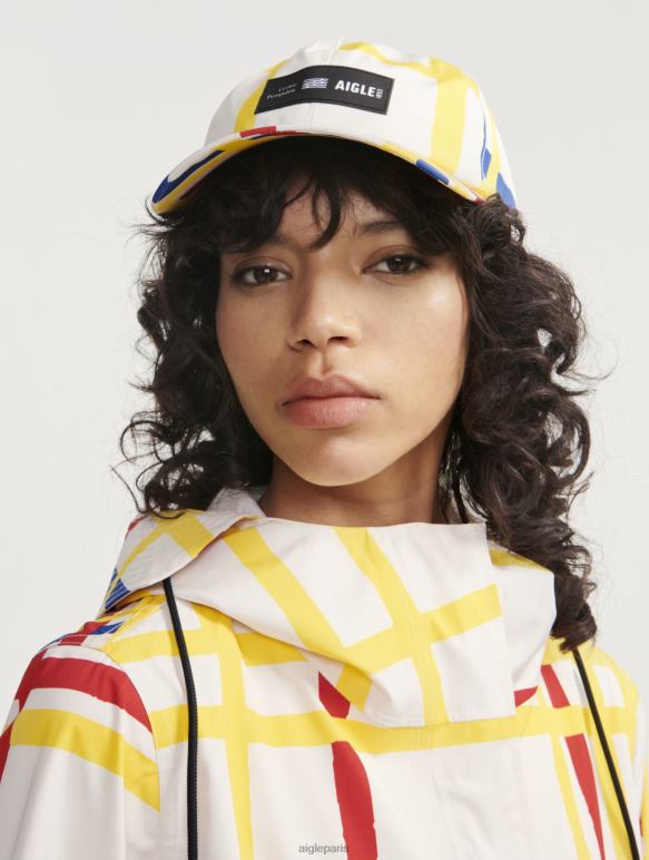 femmes Mondrian Aigle x Centre Pompidou queue de poisson courte à capuche mtd vêtements 2F486503