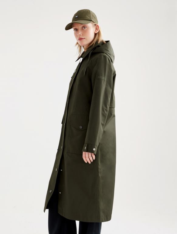 femmes algue Aigle imperméable long gore-tex redessiné vêtements 2F486447