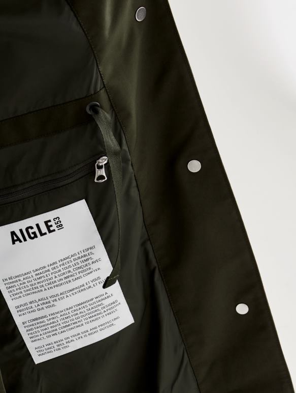 femmes algue Aigle imperméable long gore-tex redessiné vêtements 2F486447