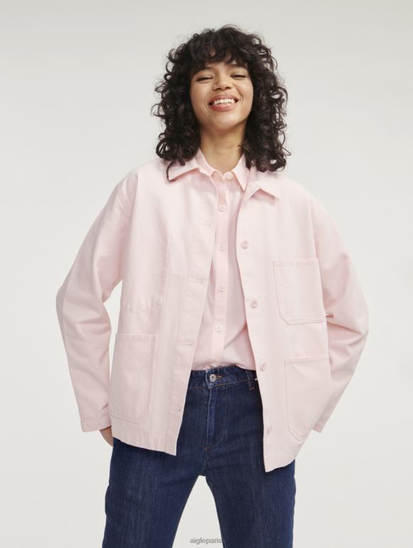 femmes cérisier Aigle veste de travail mi-longue vêtements 2F486471