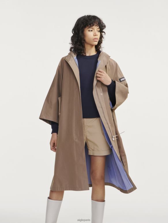 femmes cappuccino Aigle poncho mtd surdimensionné vêtements 2F486478
