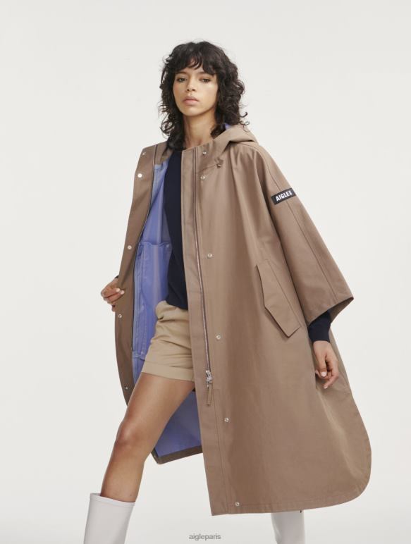 femmes cappuccino Aigle poncho mtd surdimensionné vêtements 2F486478