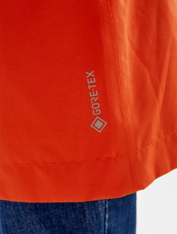 femmes goji Aigle trench-coat court en gore-tex à capuche amovible vêtements 2F486501