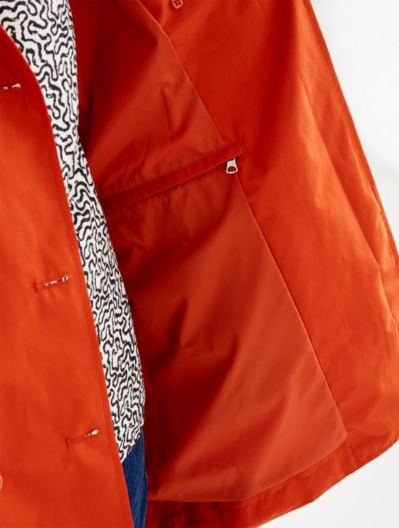femmes goji Aigle trench-coat court en gore-tex à capuche amovible vêtements 2F486501