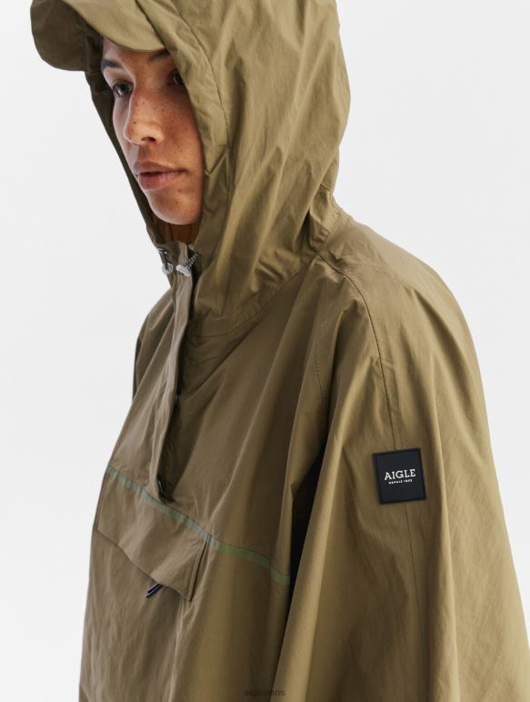 femmes kaki Aigle poncho imperméable pour cyclistes vêtements 2F486670