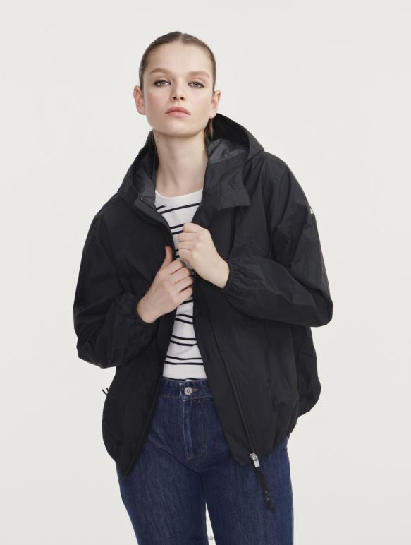 femmes noir Aigle veste imperméable courte mtd vêtements 2F486483