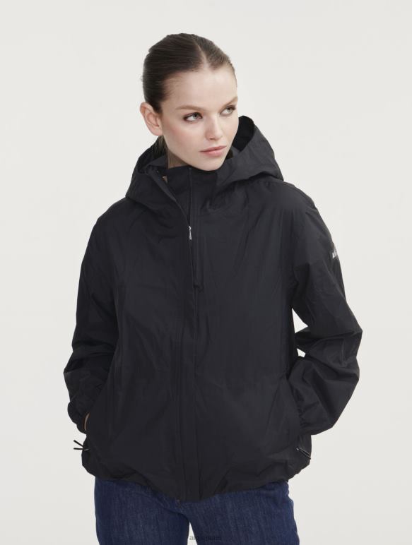 femmes noir Aigle veste imperméable courte mtd vêtements 2F486483