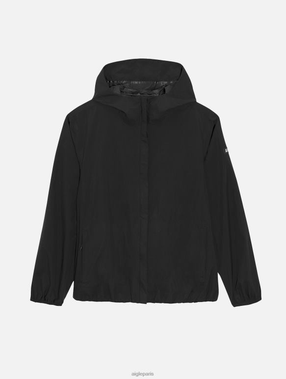 femmes noir Aigle veste imperméable courte mtd vêtements 2F486483