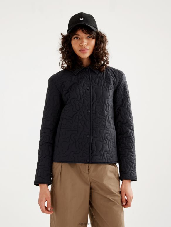femmes noir Aigle veste matelassée légère vêtements 2F486482