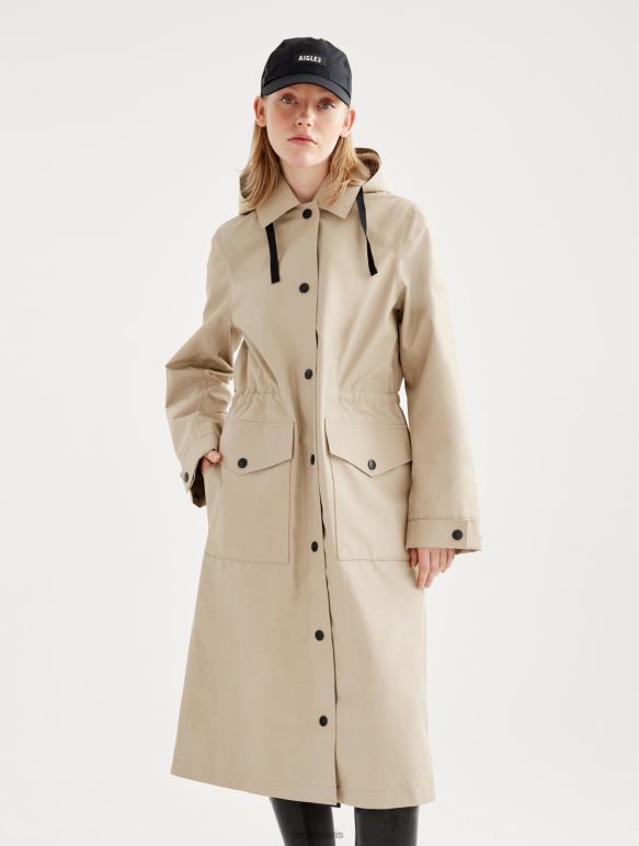 femmes osier Aigle imperméable long gore-tex redessiné vêtements 2F486451