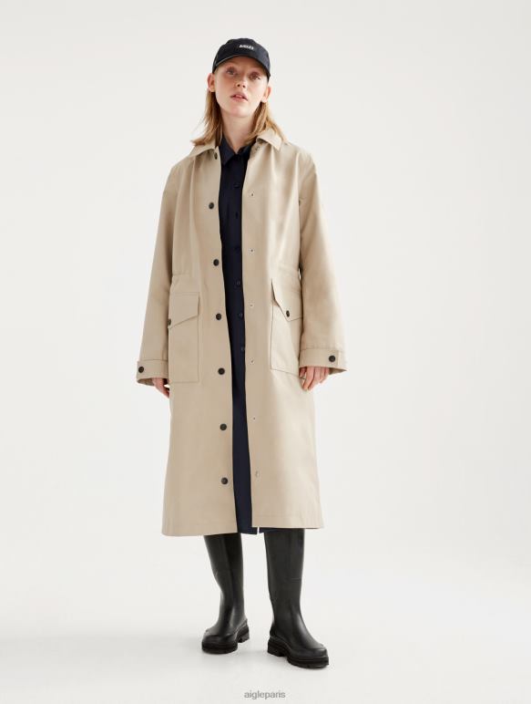 femmes osier Aigle imperméable long gore-tex redessiné vêtements 2F486451