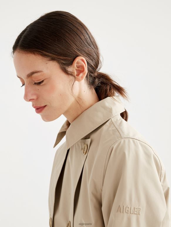 femmes osier Aigle trench-coat court en gore-tex à capuche amovible vêtements 2F486452
