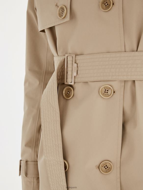 femmes osier Aigle trench-coat court en gore-tex à capuche amovible vêtements 2F486452