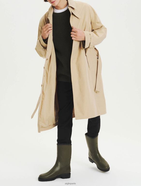 femmes osier Aigle trench long intemporel vêtements 2F486225