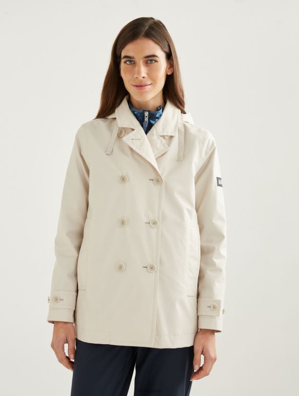 femmes sable je Aigle trench-coat court inspi gore-tex vêtements 2F486472