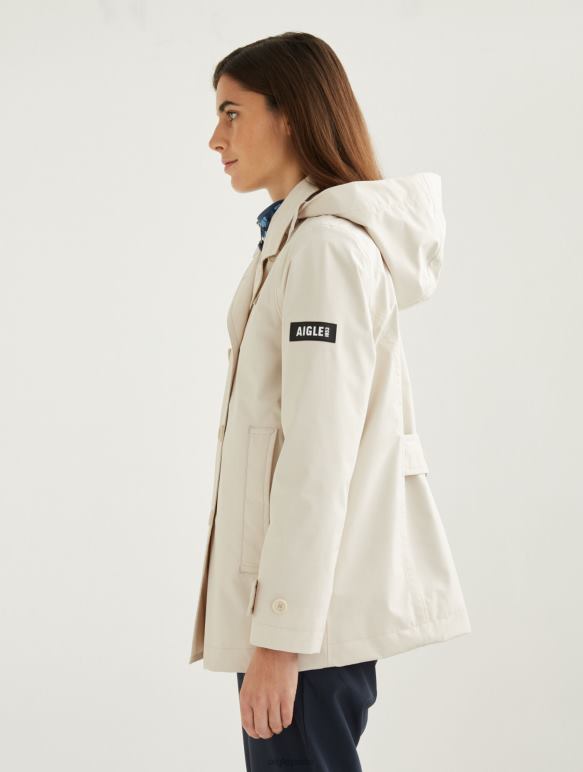 femmes sable je Aigle trench-coat court inspi gore-tex vêtements 2F486472