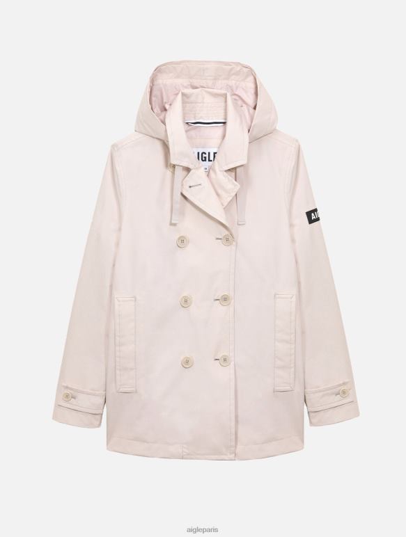 femmes sable je Aigle trench-coat court inspi gore-tex vêtements 2F486472