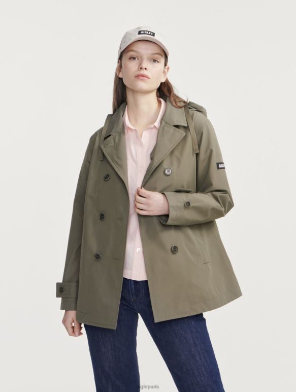 femmes taillis je Aigle trench-coat court inspi gore-tex vêtements 2F486474