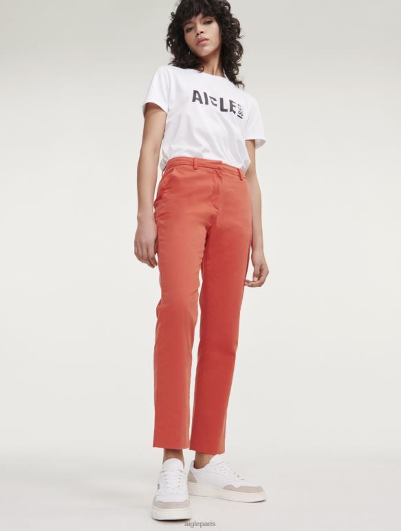 femmes Harissa Aigle Pantalon chino droit 7/8 vêtements 2F486544