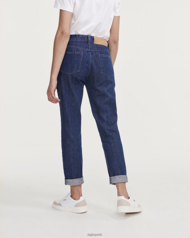 femmes jean Aigle pantalon droit en jean vêtements 2F486696