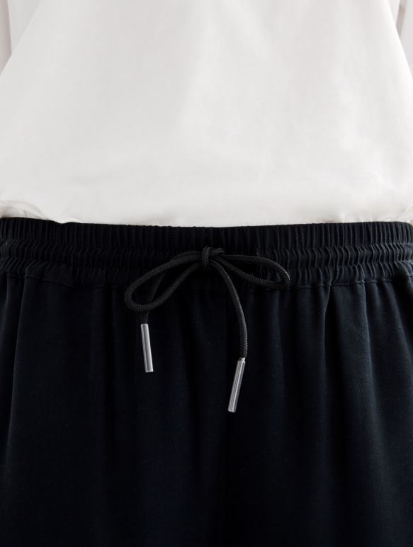 femmes noir Aigle pantalon ample 7/8 vêtements 2F486509