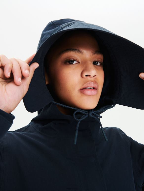 femmes Empire Aigle parka courte à queue de poisson vêtements 2F486679