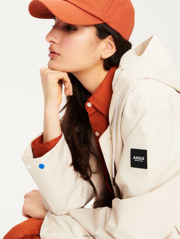 femmes bisque Aigle parka en duvet très chaude et gore-tex vêtements 2F486689