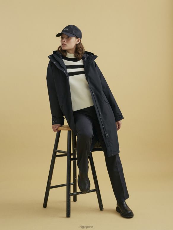 femmes noir Aigle parka gore-tex très chaude vêtements 2F486675