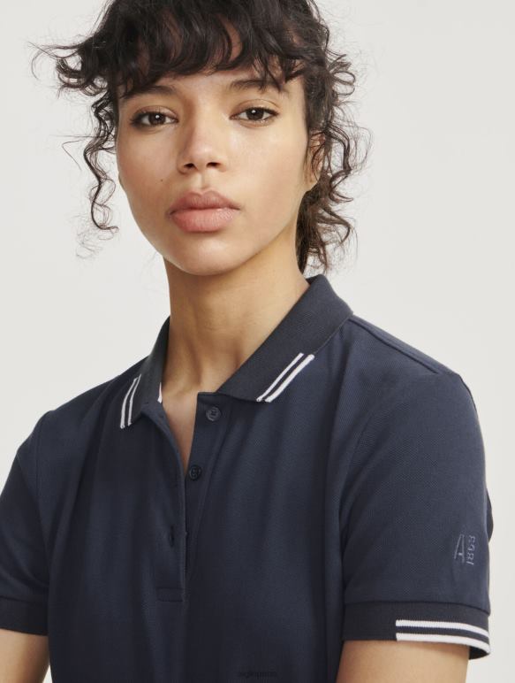 femmes Empire Aigle polo en piqué à manches courtes vêtements 2F486468