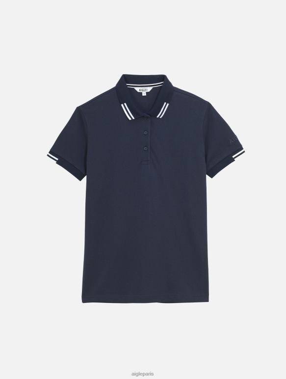 femmes Empire Aigle polo en piqué à manches courtes vêtements 2F486468