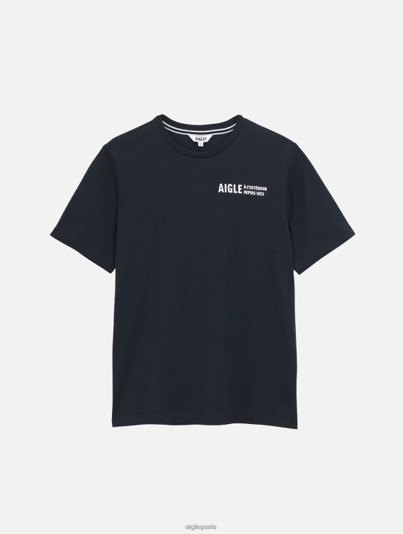 femmes Empire Aigle t-shirt à col rond en coton biologique vêtements 2F486571