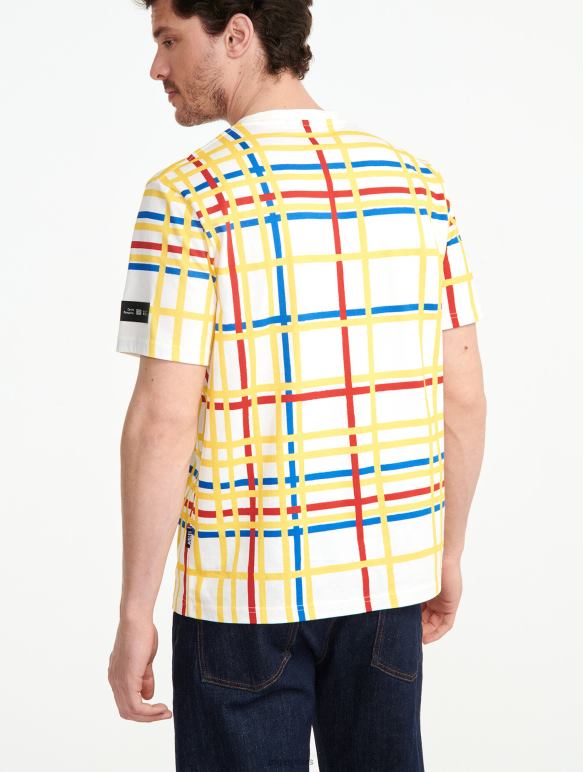 femmes Mondrian Aigle x Centre Pompidou t-shirt à col rond vêtements 2F48610
