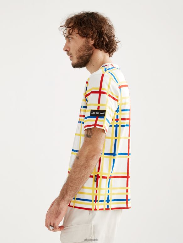 femmes Mondrian Aigle x Centre Pompidou t-shirt à col rond vêtements 2F48610