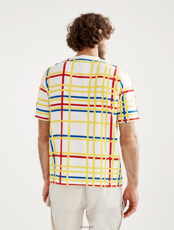 femmes Mondrian Aigle x Centre Pompidou t-shirt à col rond vêtements 2F48610