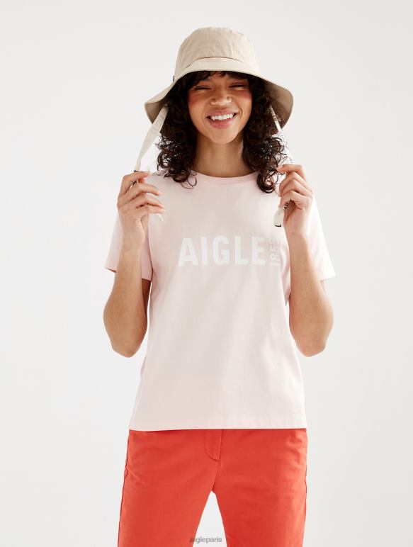 femmes cérisier Aigle t-shirt imprimé à manches courtes en pyratex vêtements 2F486584
