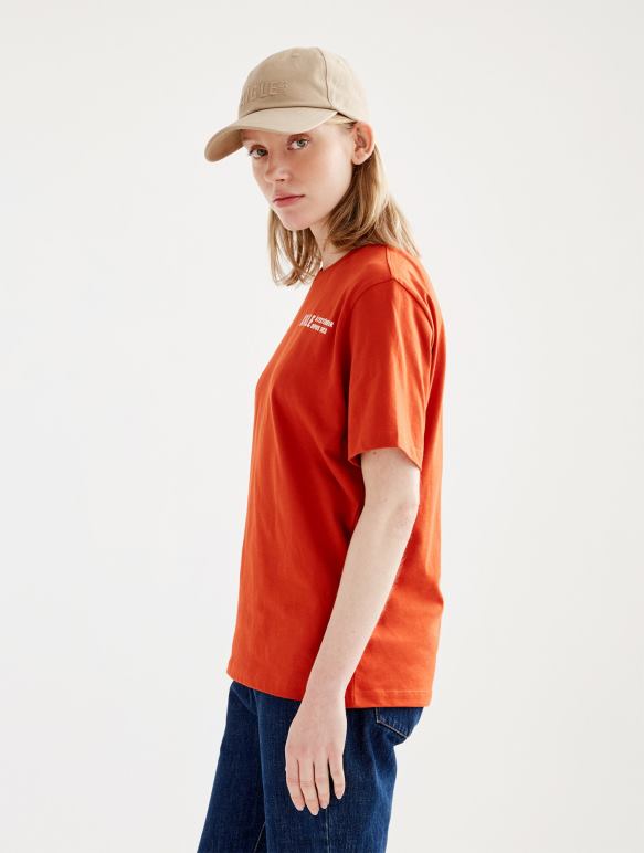 femmes goji Aigle t-shirt à col rond en coton biologique vêtements 2F486546