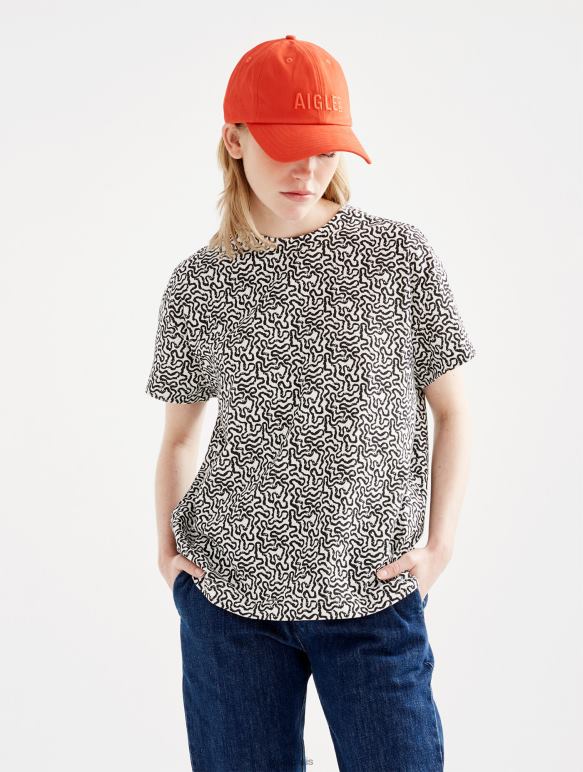 femmes lait pr Aigle t-shirt à manches courtes vêtements 2F486563