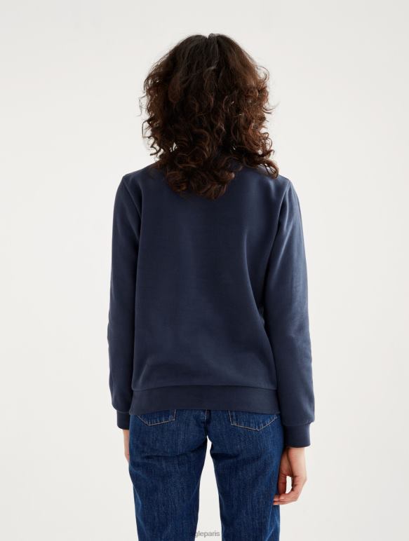 femmes Empire Aigle sweat-shirt à col rond brossé avec imprimé sur la poitrine vêtements 2F486545