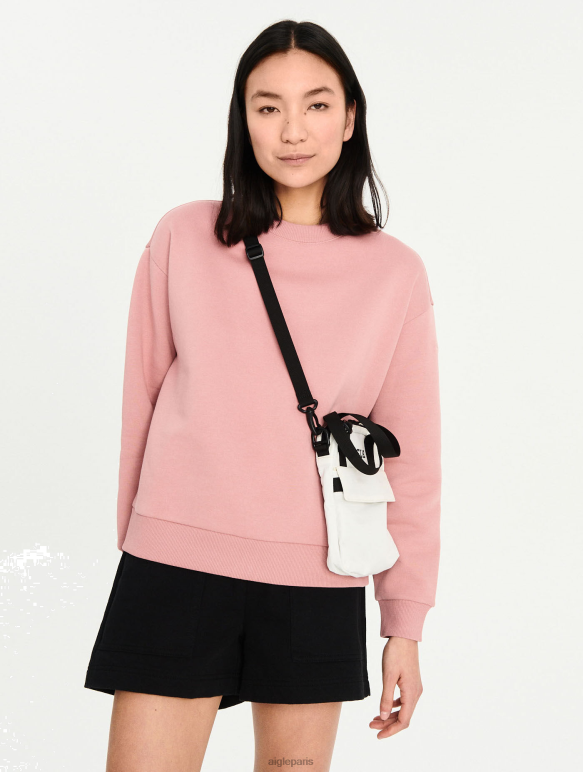 femmes bois de rose foncé Aigle sweat col rond éco-conçu vêtements 2F486672
