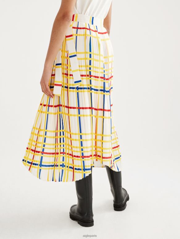 femmes Mondrian Aigle x Centre Pompidou jupe longue plissée vêtements 2F486583