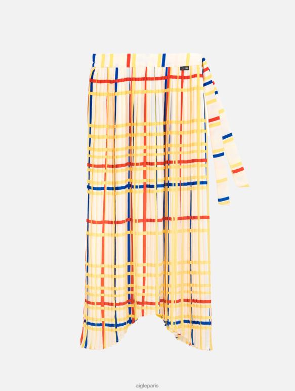 femmes Mondrian Aigle x Centre Pompidou jupe longue plissée vêtements 2F486583