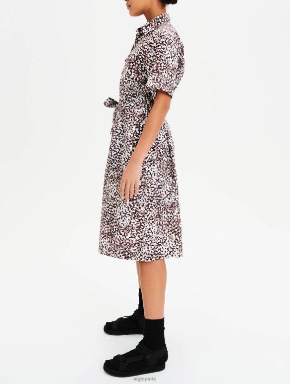 femmes fudge pr Aigle robe chemise en tencel et coton version imprimée vêtements 2F486641